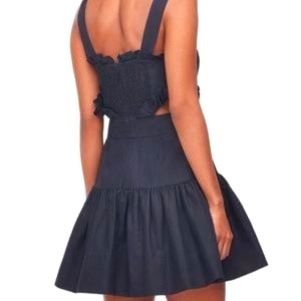 Rebecca Taylor Corset Style & Side Cut Out Mini Dress - Picture 2 of 11